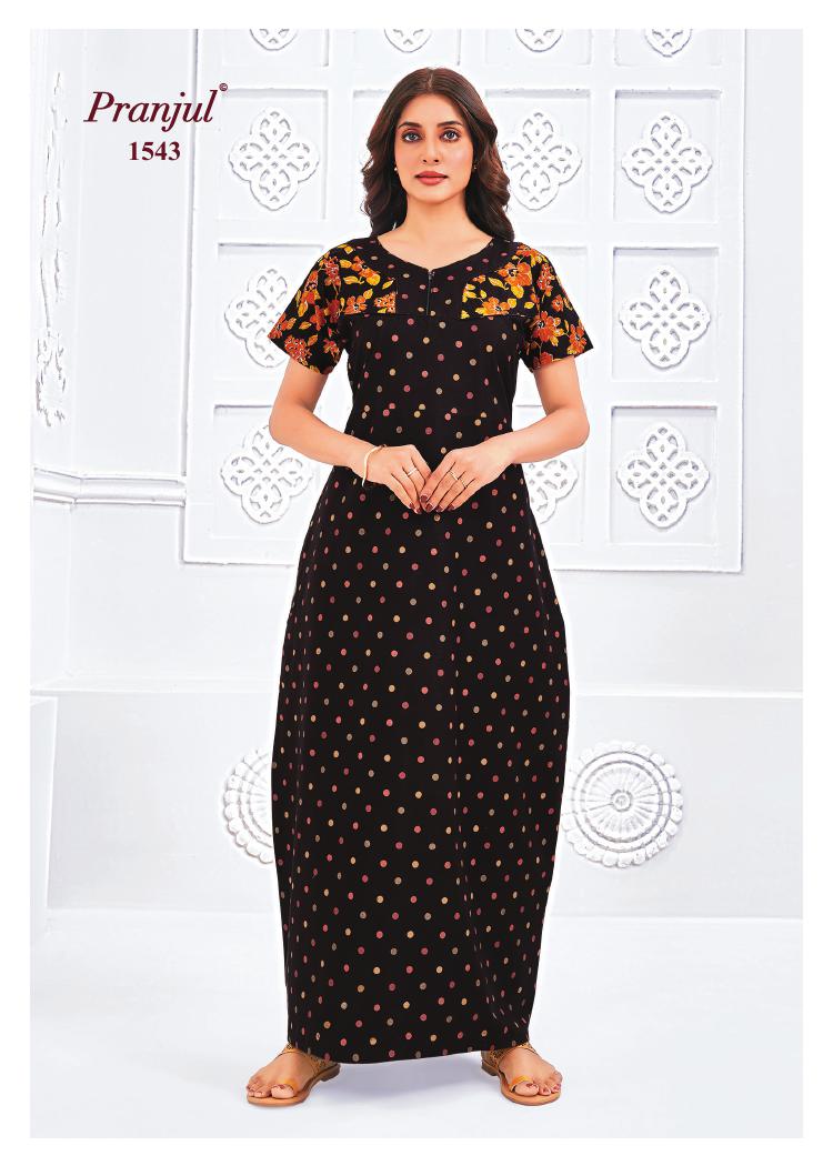 Pranjul Pragati Nighty Vol 15 2XL Night Dress Catalog collection 11