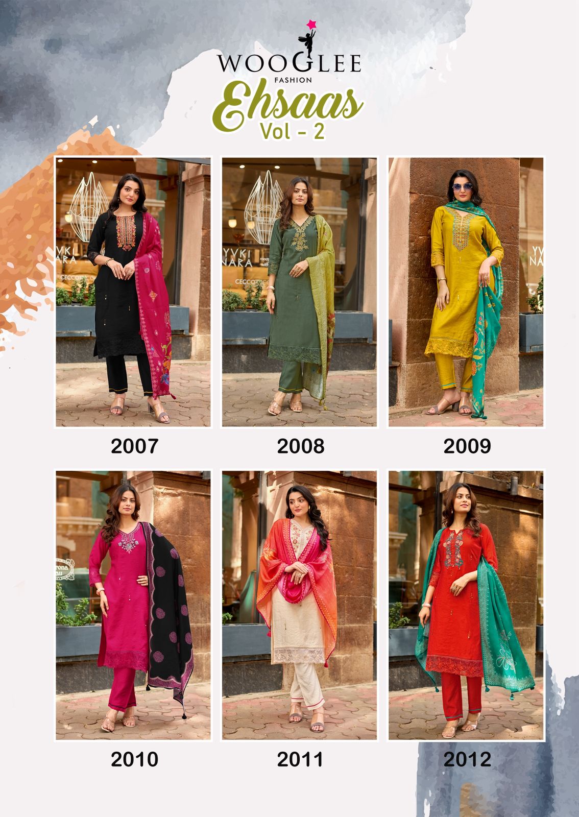 Wooglee Fashion Ehsaas Vol 2 Readymade Dress Catalog collection 9