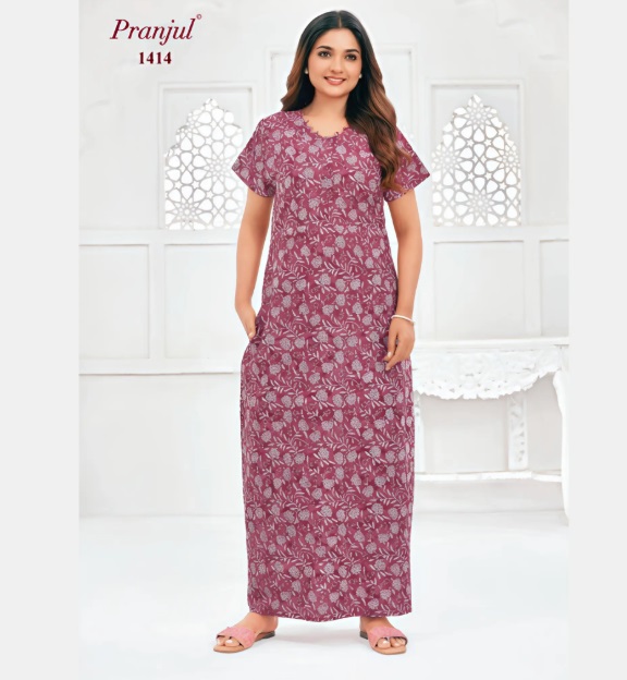 Pranjul Pragati Nighty Vol 15 2XL Night Dress Catalog collection 13