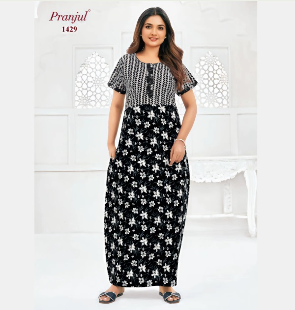 Pranjul Pragati Nighty Vol 15 2XL Night Dress Catalog collection 6