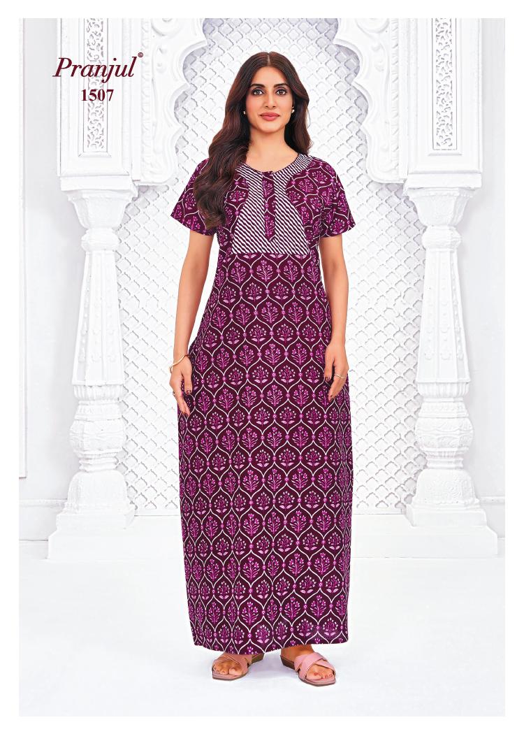 Pranjul Pragati Nighty Vol 15 2XL Night Dress Catalog collection 2
