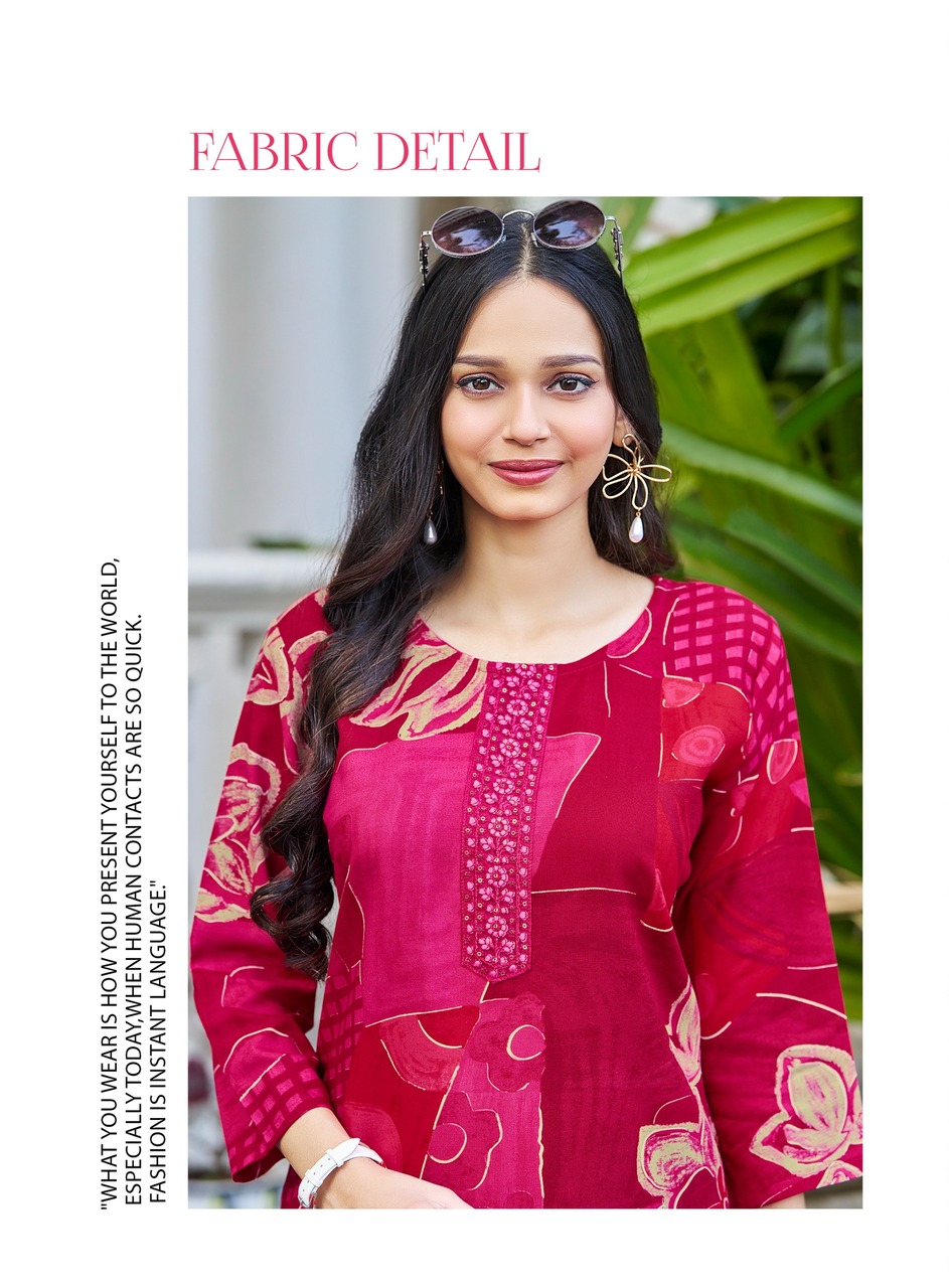 Radhika Lifestyle Evara Rayon Kurti Catalog collection 8