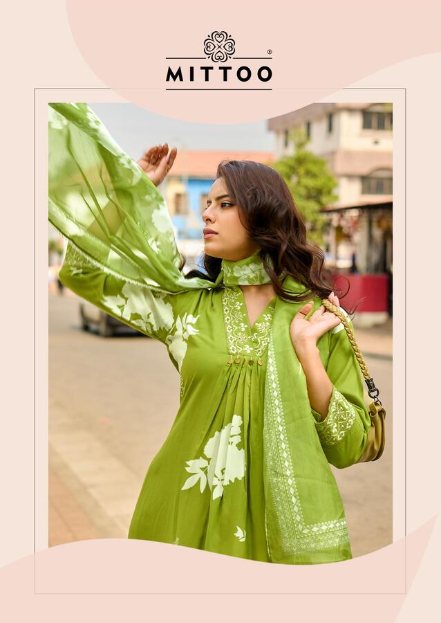 Mittoo Kurti Razia Printed Salwar Kameez Catalog collection 9