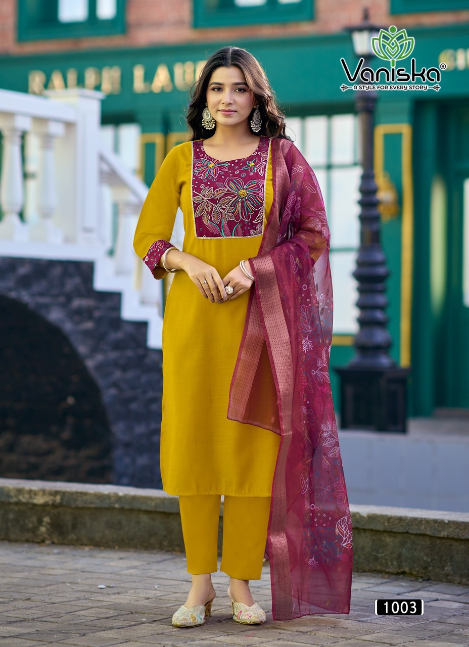 Vaniska Fashion Kasturi Readymade Dress Catalog collection 7