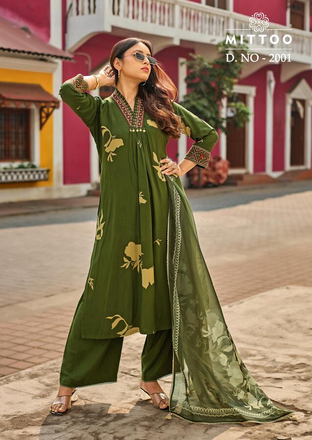 Mittoo Kurti Razia Printed Salwar Kameez Catalog collection 5