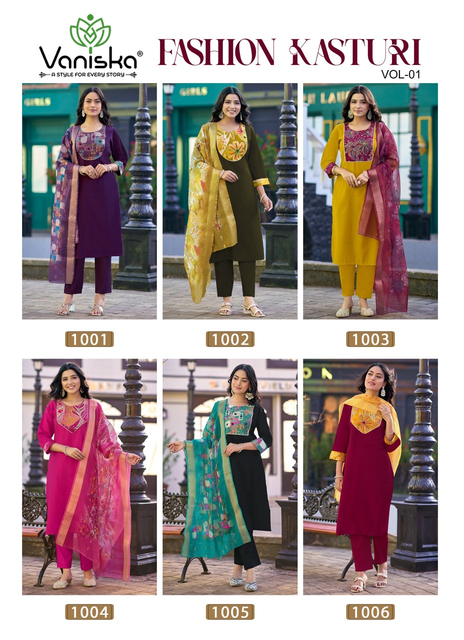 Vaniska Fashion Kasturi Readymade Dress Catalog collection 13