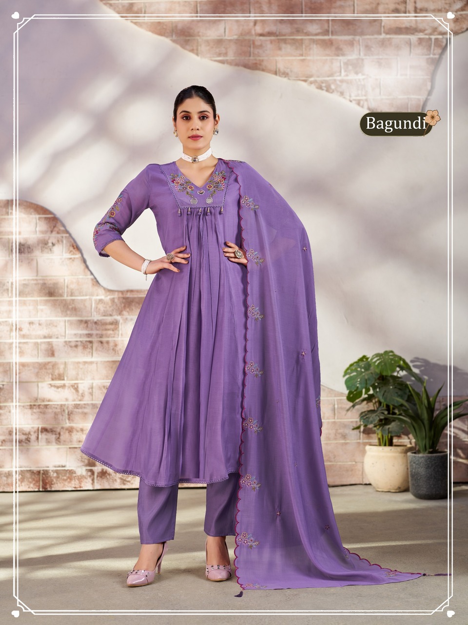 Aarvee Creation Bagundi Readymade Dress Size Set collection 10