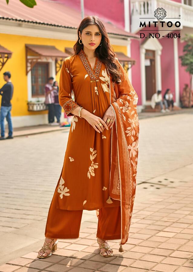 Mittoo Kurti Razia Printed Salwar Kameez Catalog collection 1