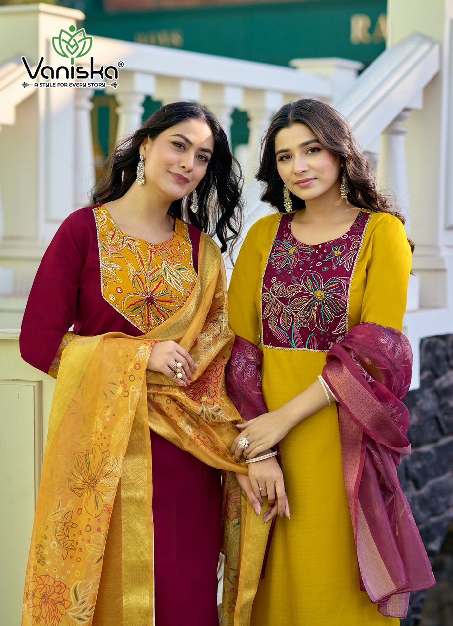 Vaniska Fashion Kasturi Readymade Dress Catalog collection 14