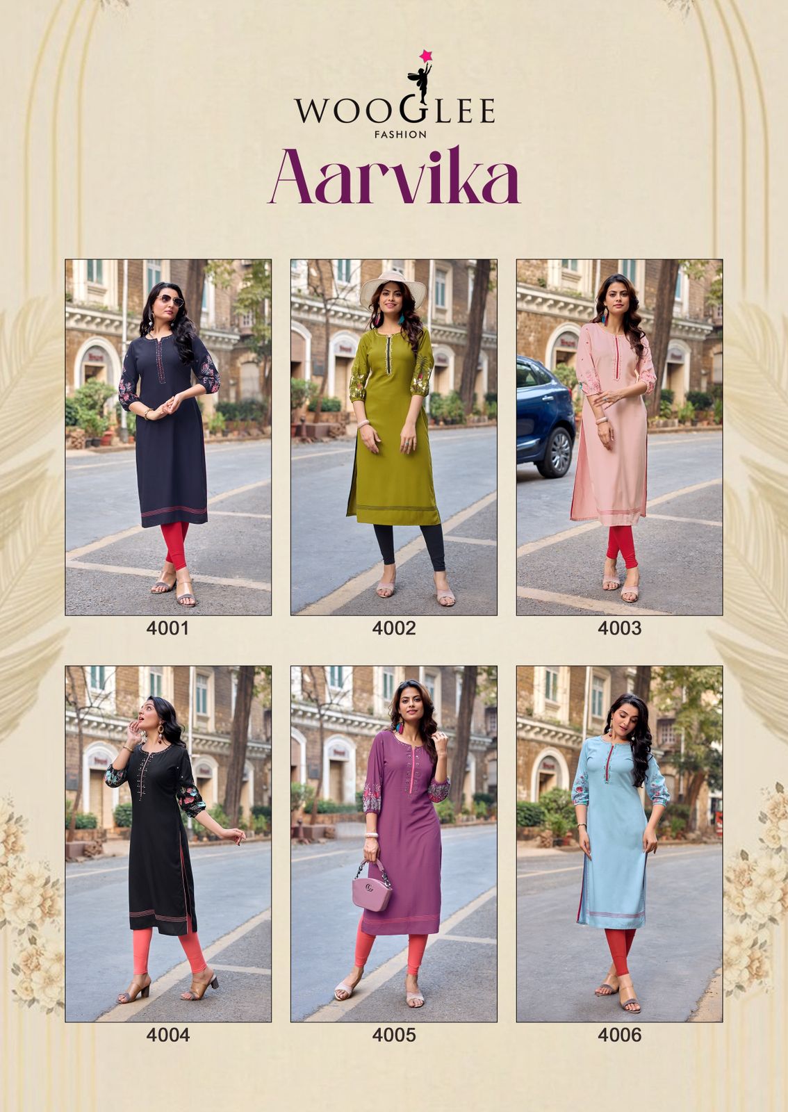 Wooglee Fashion Aarvika Rayon Kurti Catalog collection 10