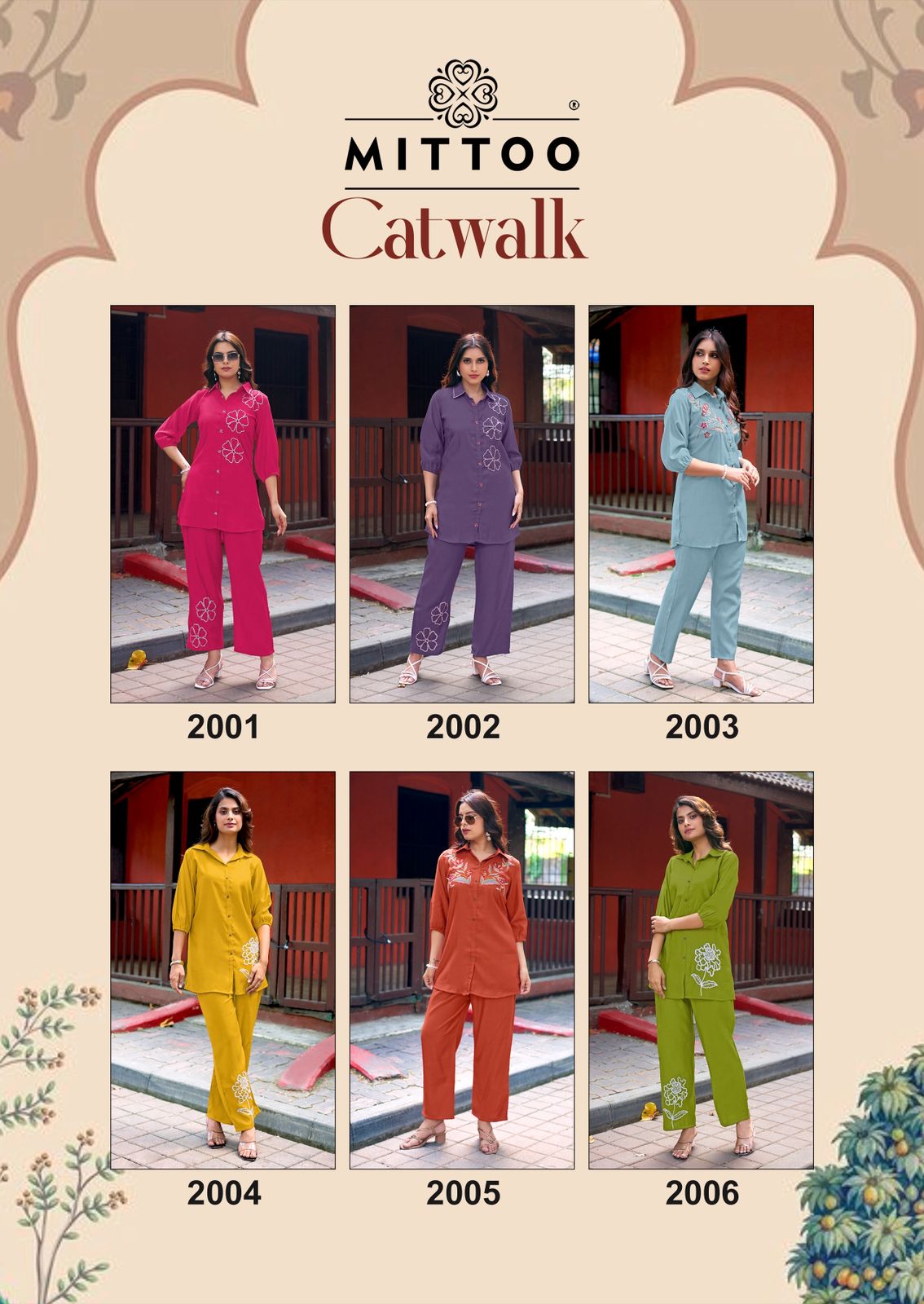Mittoo Kurti Cat Walk Co Ord Set Catalog collection 10