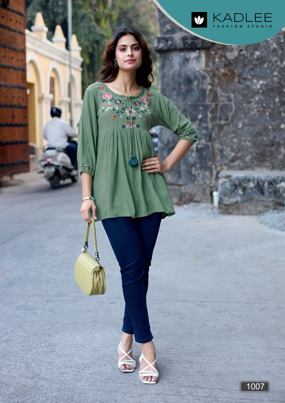 Kadlee Crystal Vol 2 Rayon Kurti Catalog collection 9