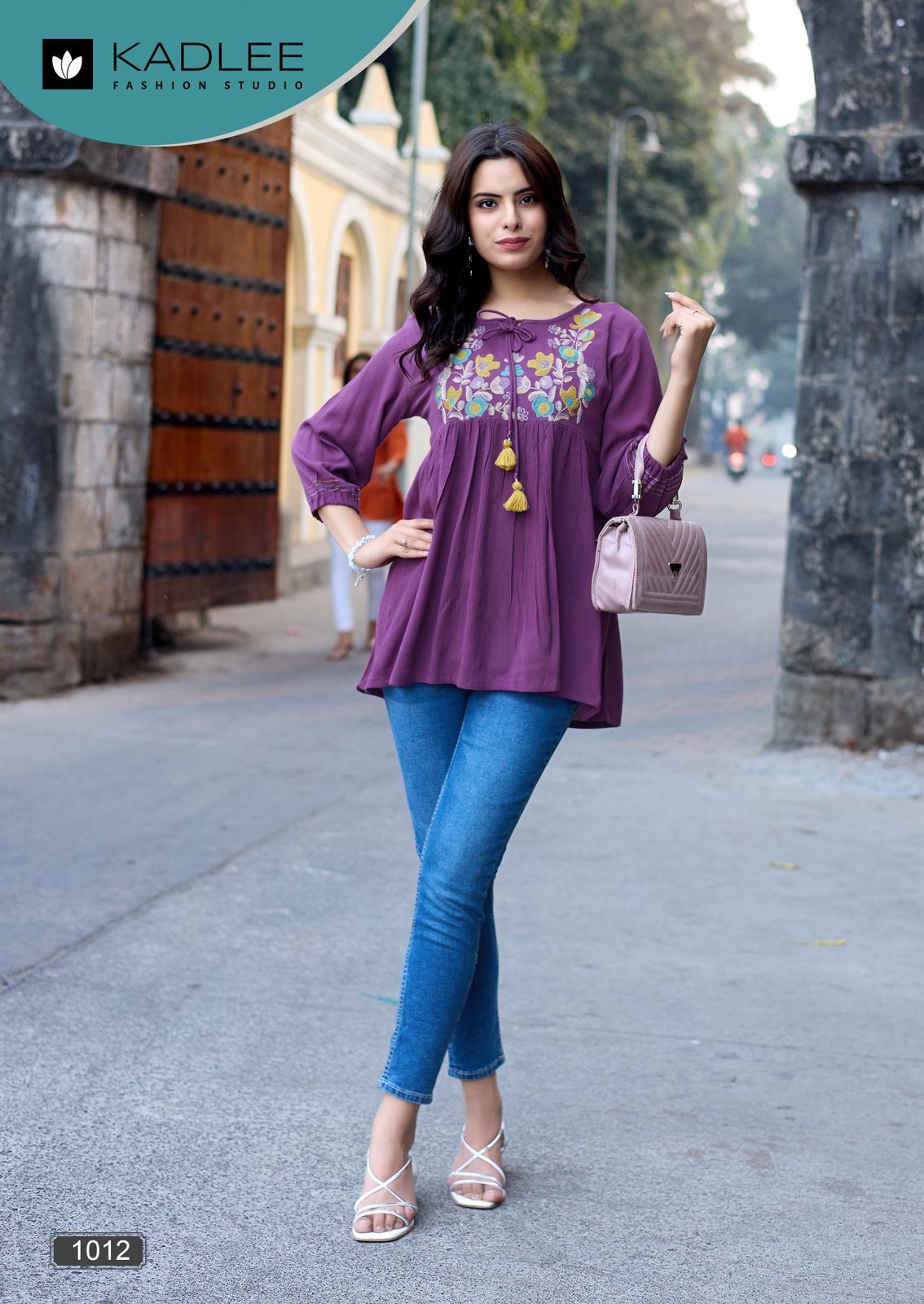 Kadlee Crystal Vol 2 Rayon Kurti Catalog collection 10