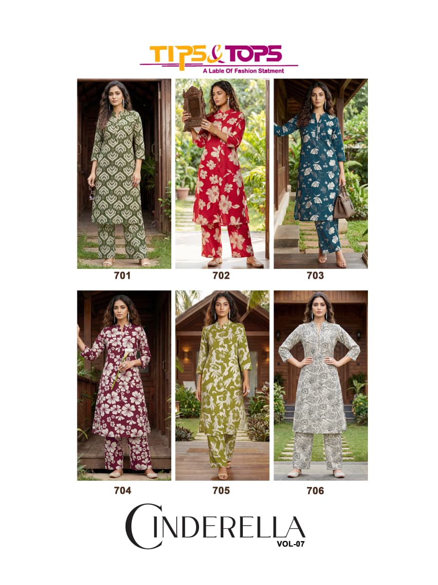 Tips And Tops Cindrella Vol 7 Co Ord Set Catalog collection 5