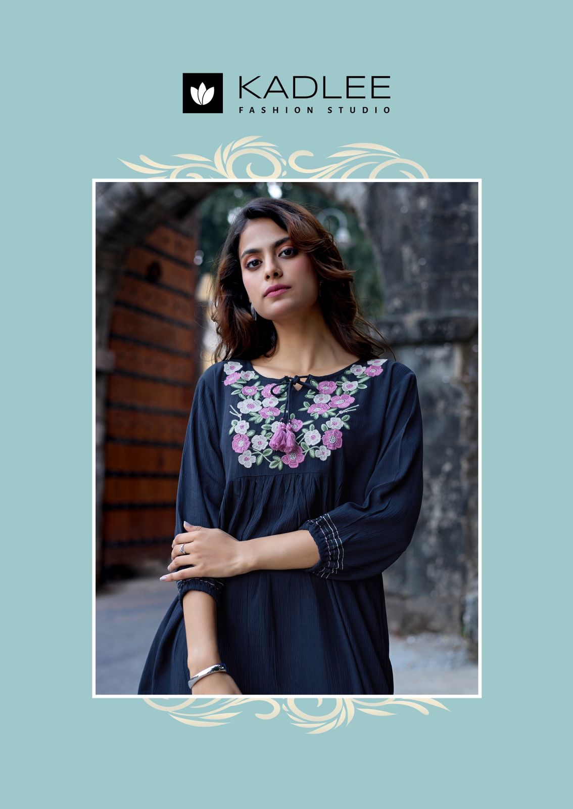 Kadlee Crystal Vol 2 Rayon Kurti Catalog collection 4