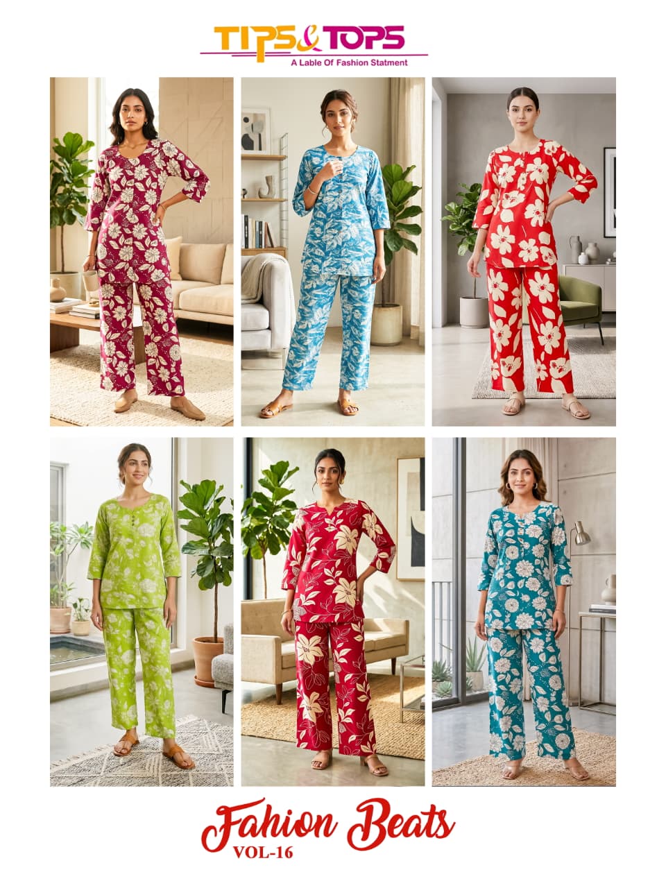 Tips And Tops Fashion Beats Vol 16 Co Ord Set Catalog collection 4