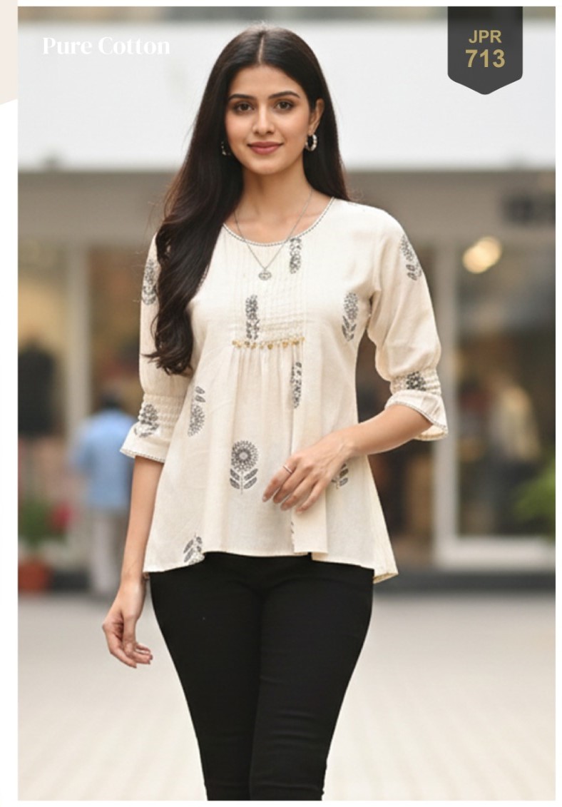 Aarvee Creation Prisha Cotton Kurtis Catalog collection 2