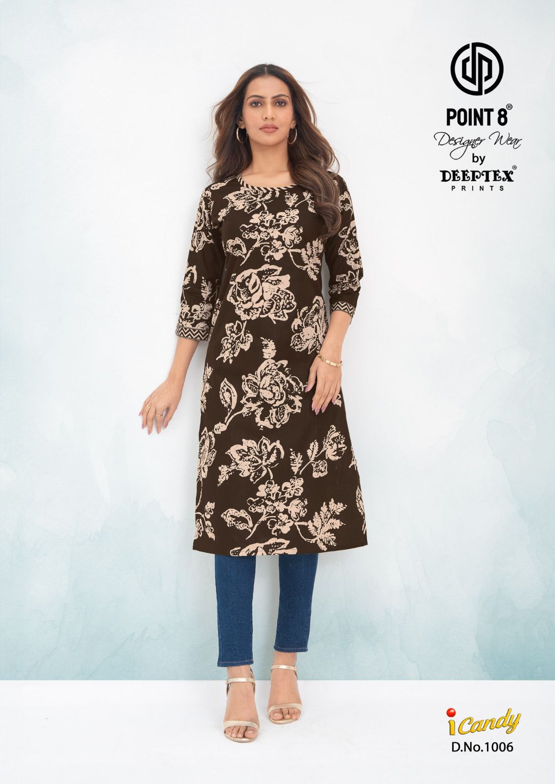 Deeptex Point 8 I Candy Cotton Kurtis Catalog collection 6
