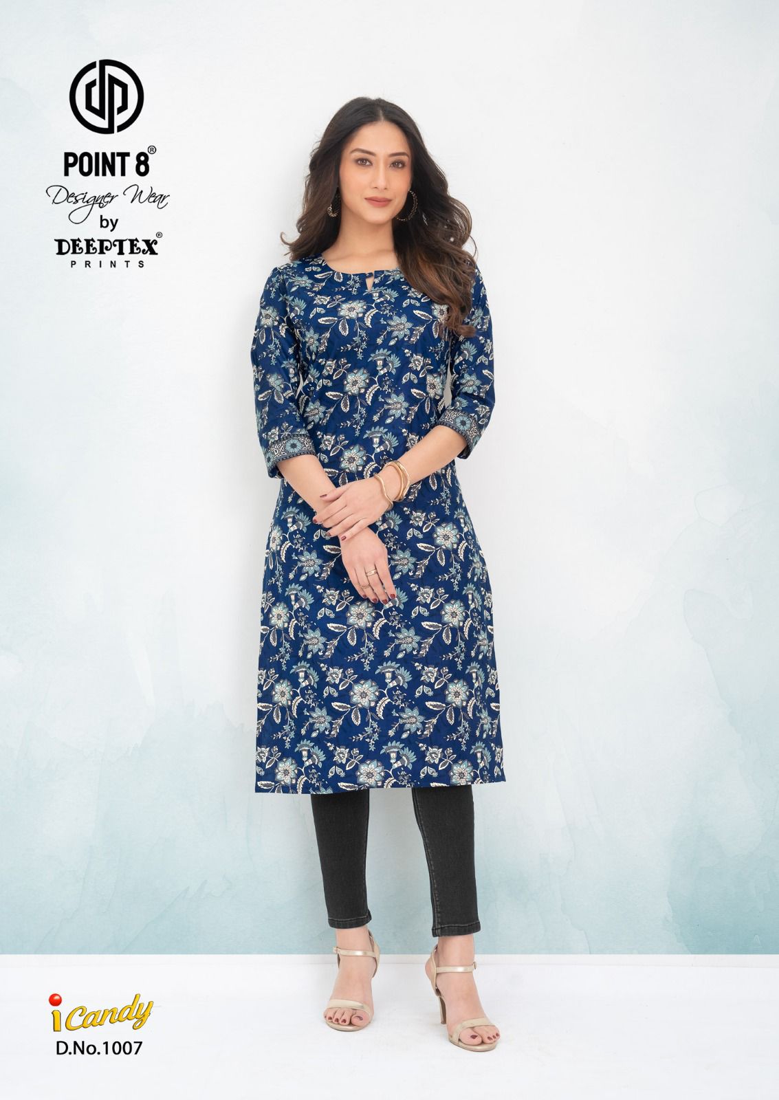 Deeptex Point 8 I Candy Cotton Kurtis Catalog collection 4