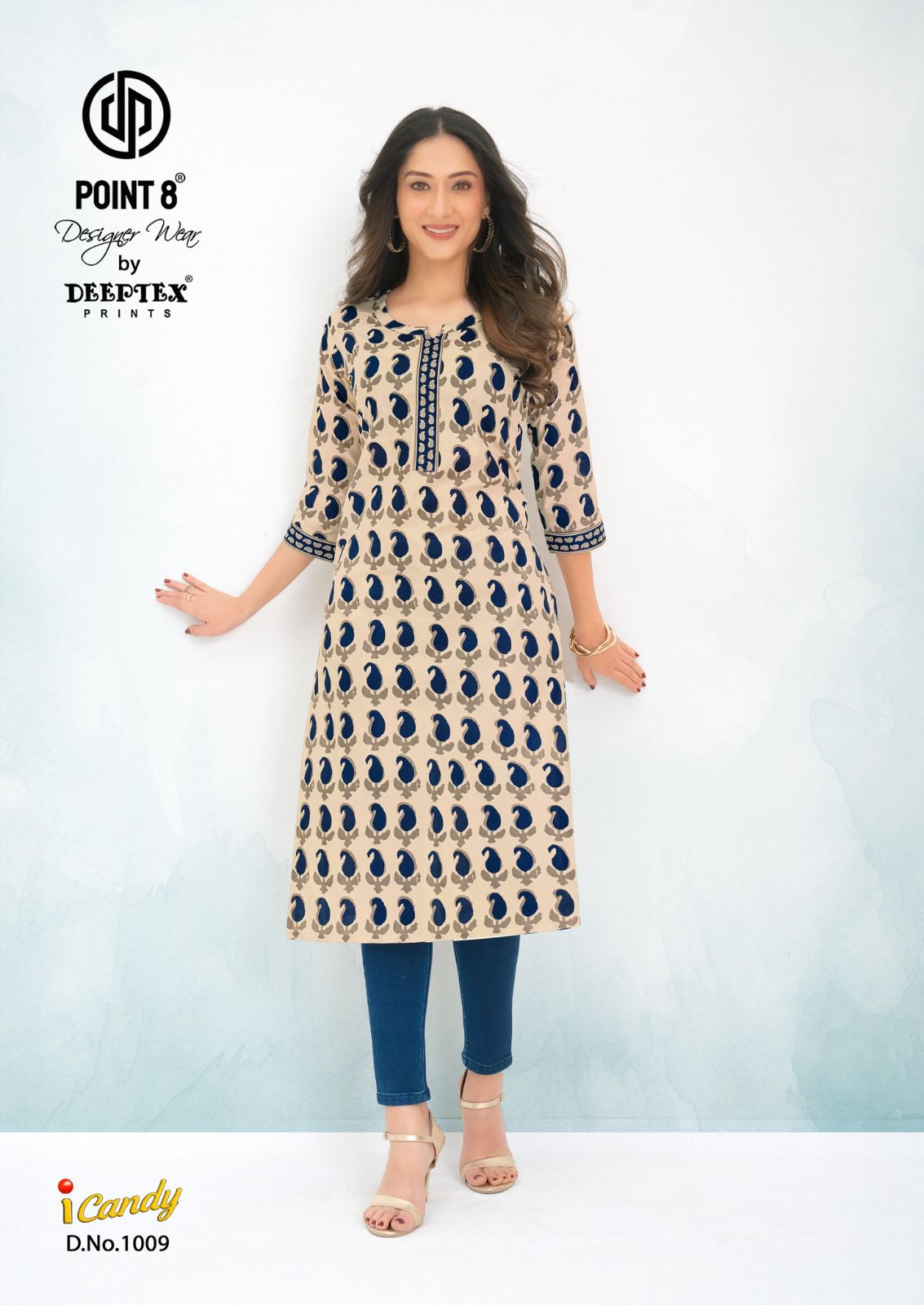 Deeptex Point 8 I Candy Cotton Kurtis Catalog collection 3