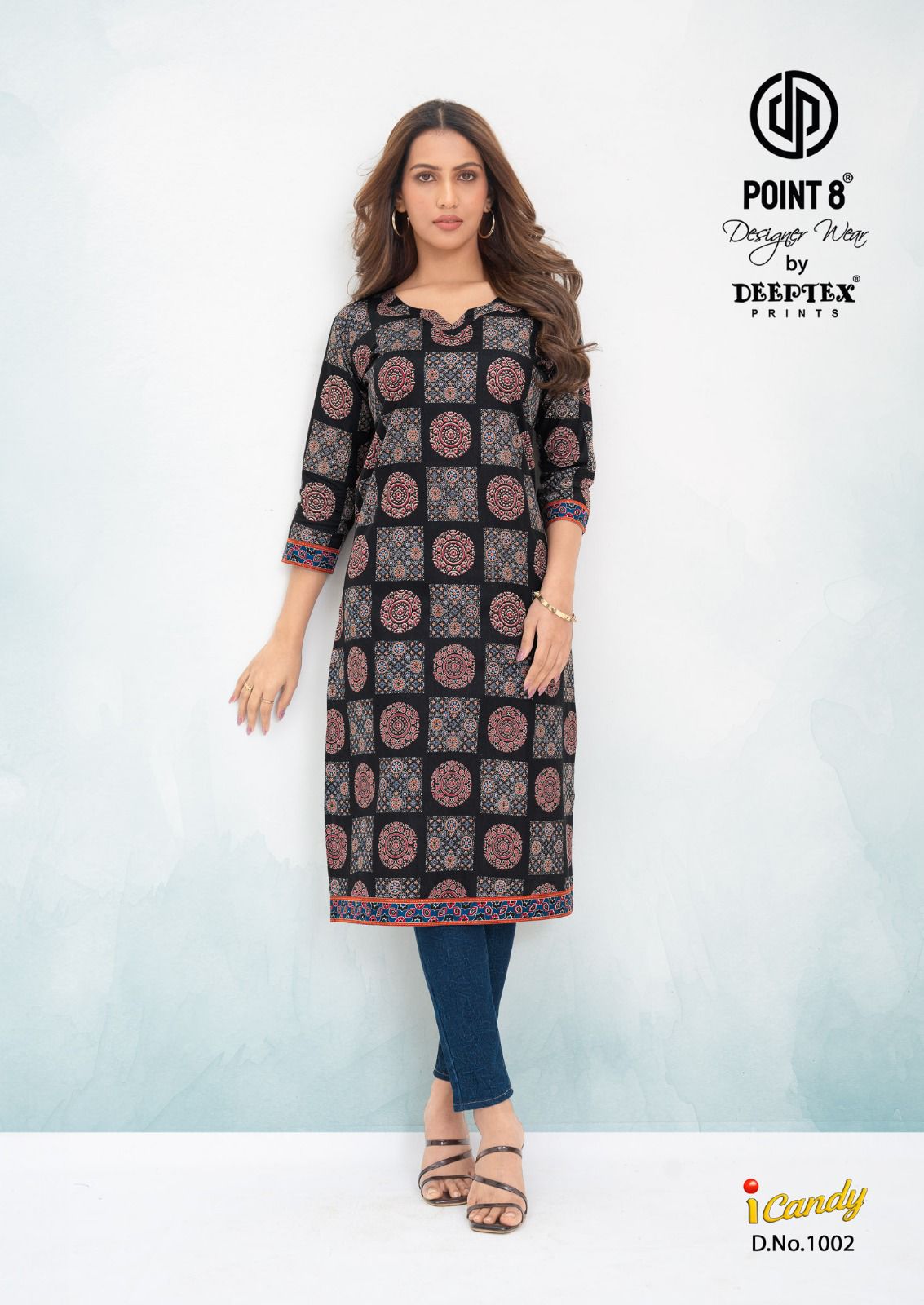 Deeptex Point 8 I Candy Cotton Kurtis Catalog collection 7