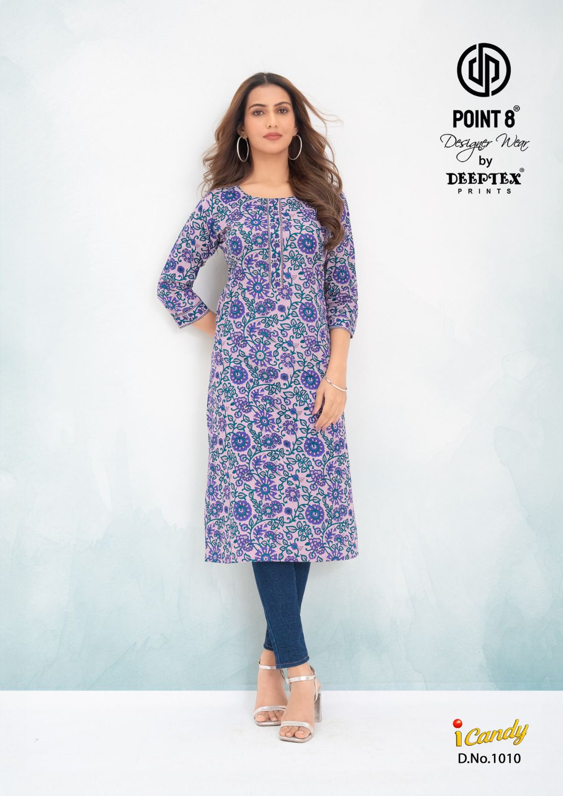 Deeptex Point 8 I Candy Cotton Kurtis Catalog collection 1