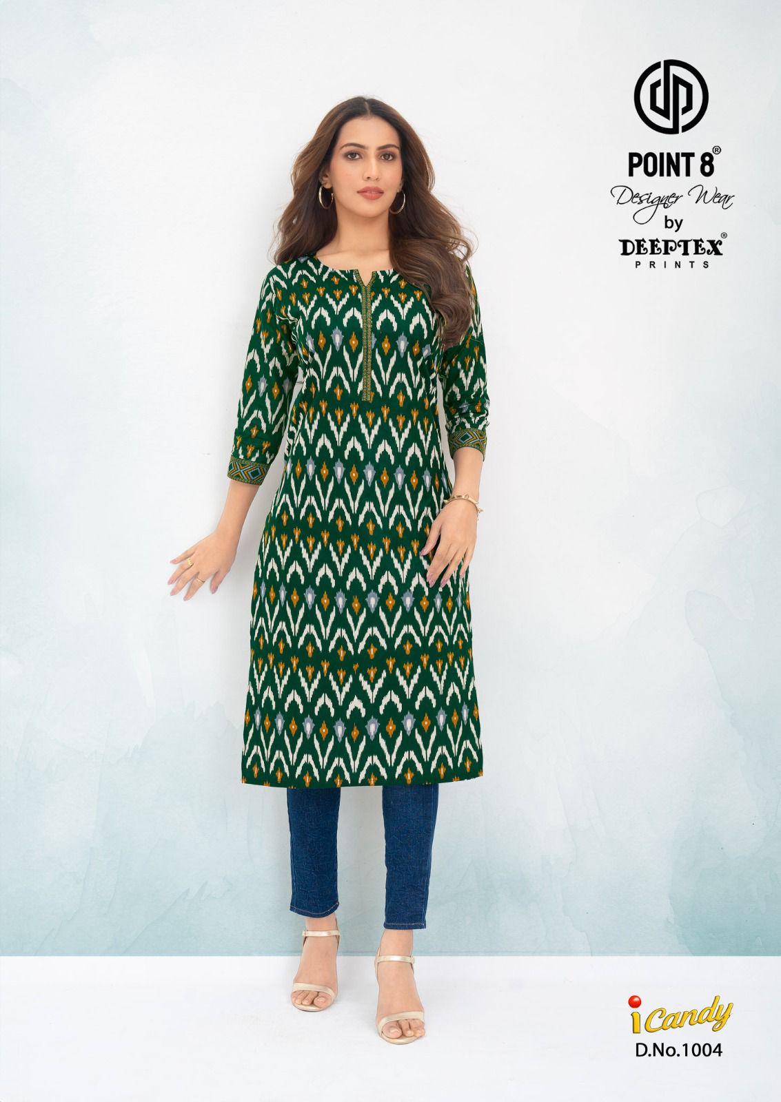 Deeptex Point 8 I Candy Cotton Kurtis Catalog collection 8