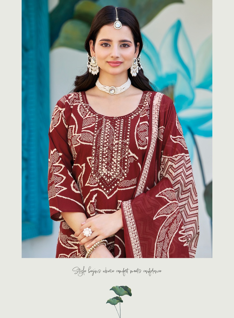 Radhika Lifestyle Summer Garden 2 Printed Catalog collection 4