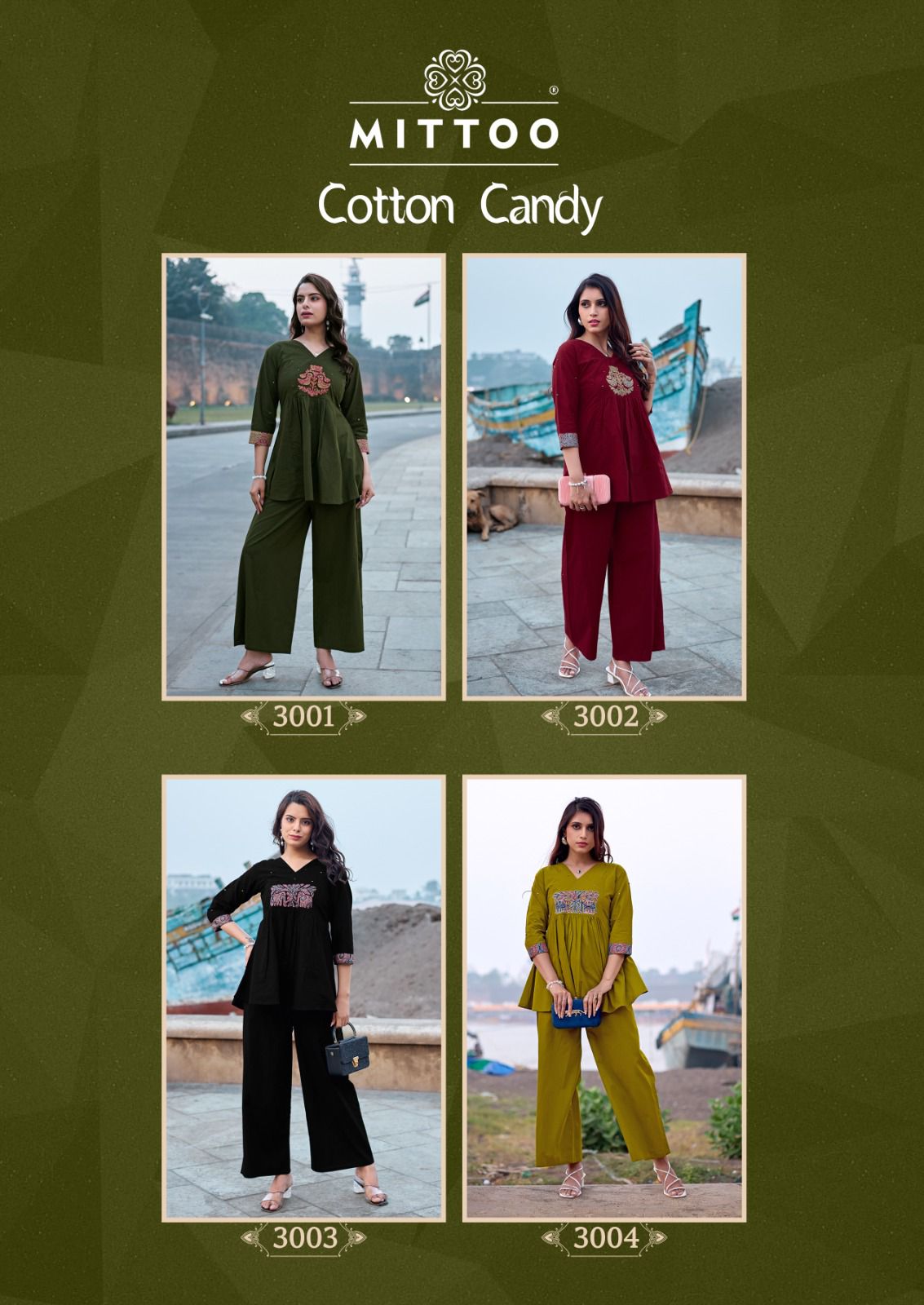 Mittoo Kurti Cotton Candy Co Ord Set Catalog collection 6