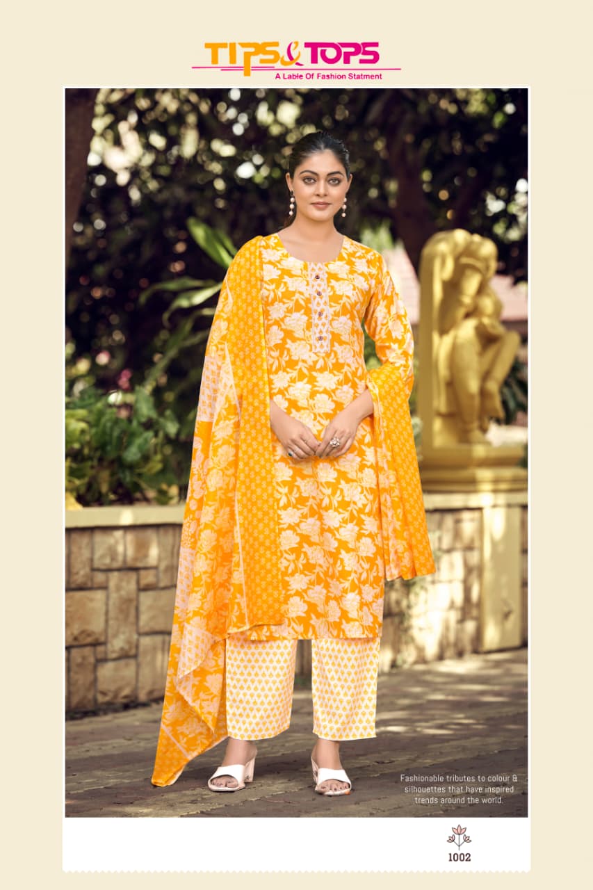 Tips And Tops Summer Fashion Vol 11 Cotton Salwar Catalog collection 1