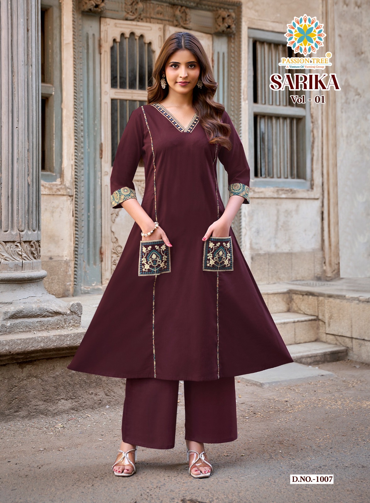 Passion Tree Sarika Kurtis With Palazzo Set Catalog collection 2