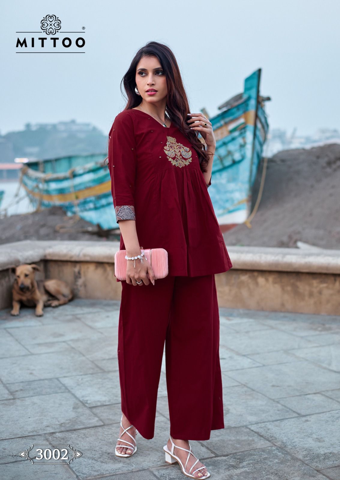 Mittoo Kurti Cotton Candy Co Ord Set Catalog collection 3