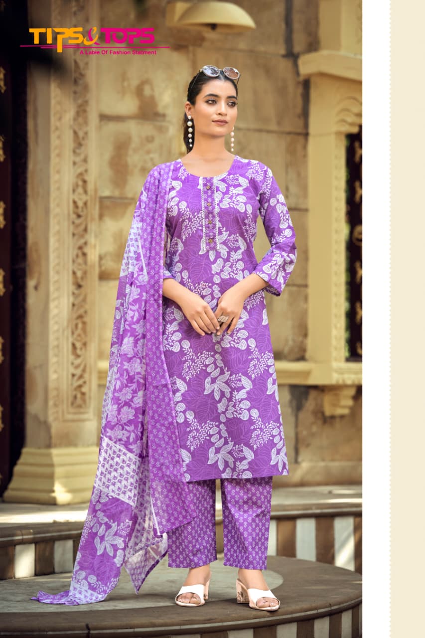 Tips And Tops Summer Fashion Vol 11 Cotton Salwar Catalog collection 5