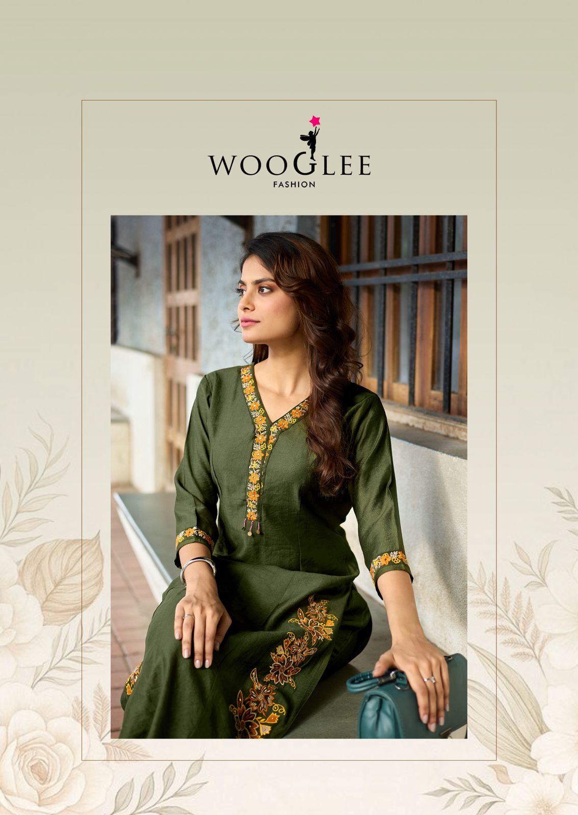 Wooglee Fashion Rahima Kurtis With Bottom Catalog collection 6