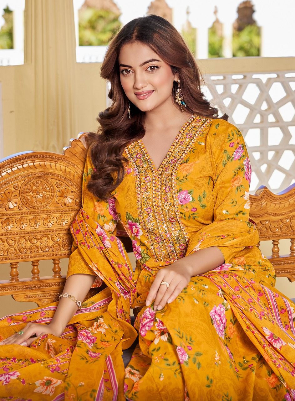 Radhika Lifestyle Blossom 8  Printed Salwar Kameez Catalog collection 11