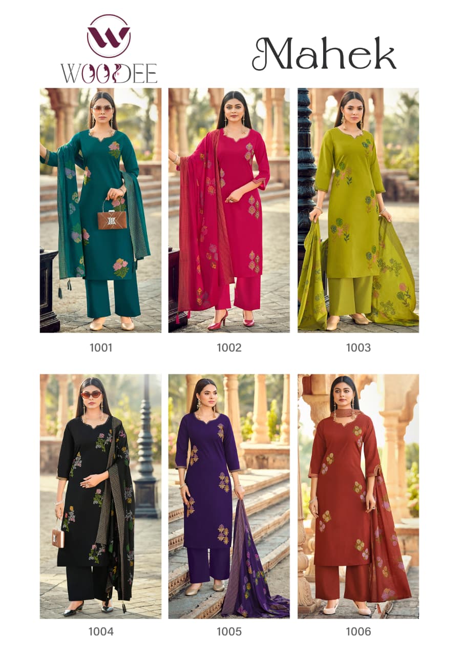 Woodee Mahek Cotton Salwar Kameez Catalog collection 5