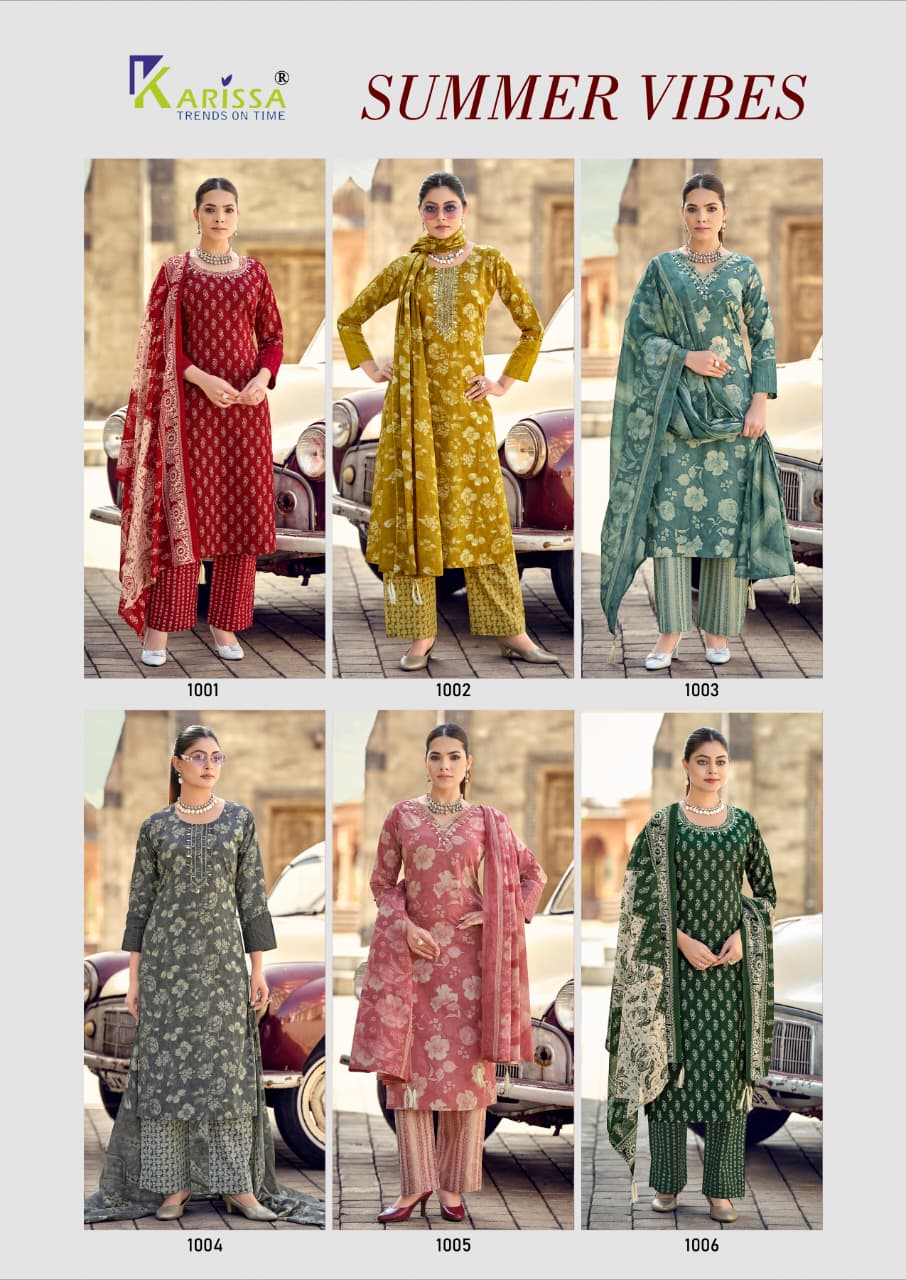Karissa Summer Vibes Cotton Salwar Kameez Catalog collection 2