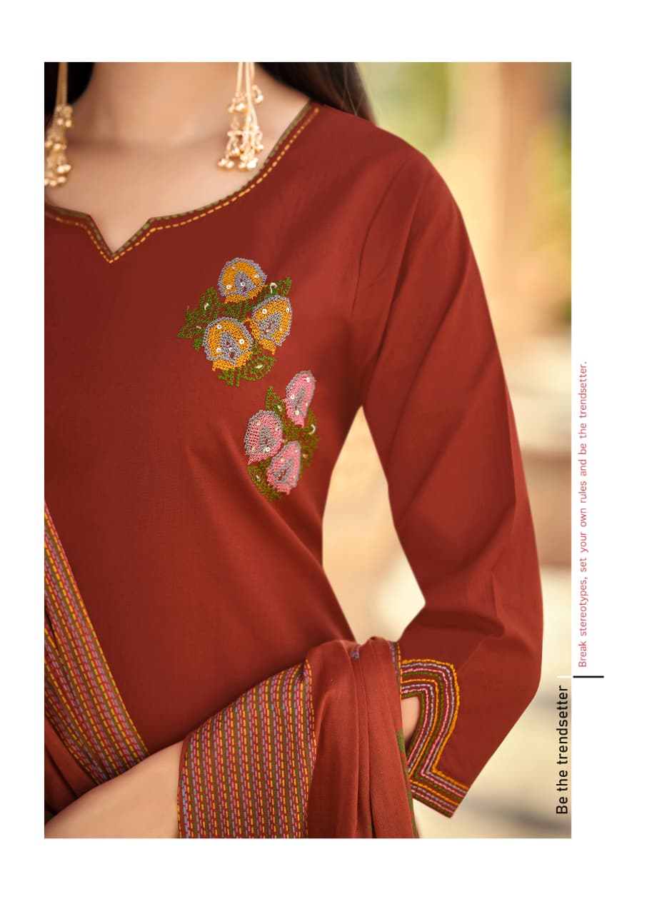 Woodee Mahek Cotton Salwar Kameez Catalog collection 11