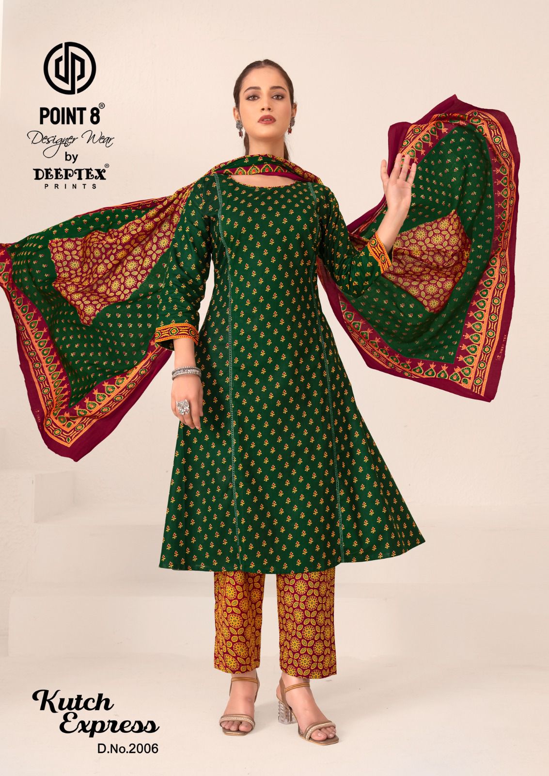 Deeptex Point 8 Kutch Express Vol 2 Salwar Kameez Catalog collection 4