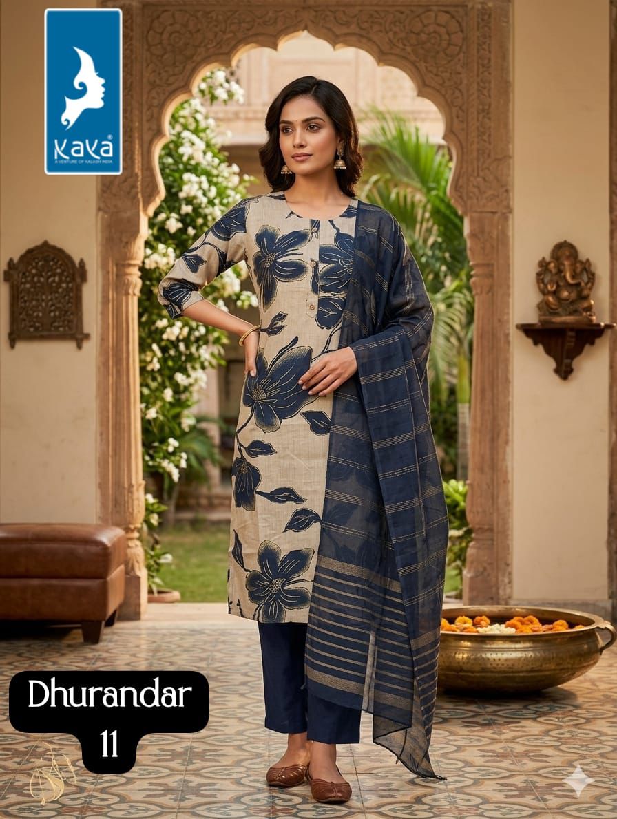 Kaya Kurti Dhurandhar Readymade Dress Size Set collection 8