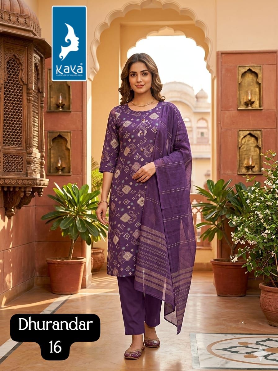 Kaya Kurti Dhurandhar Readymade Dress Size Set collection 9