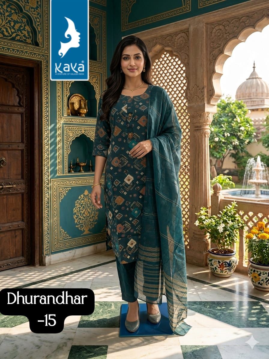 Kaya Kurti Dhurandhar Readymade Dress Size Set collection 6