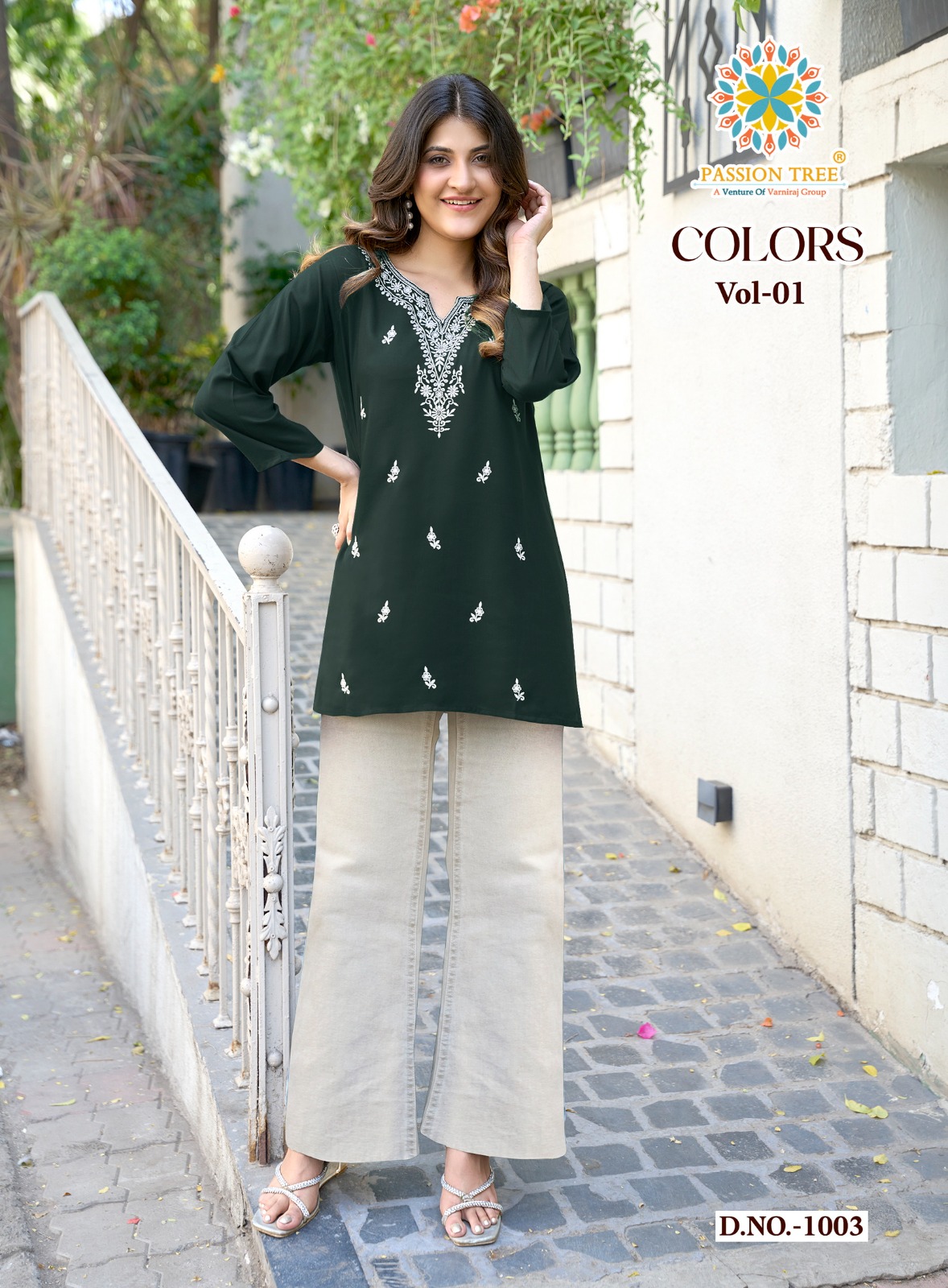 Passion Tree Colors Lucknowi Work Kurtis Catalog collection 3