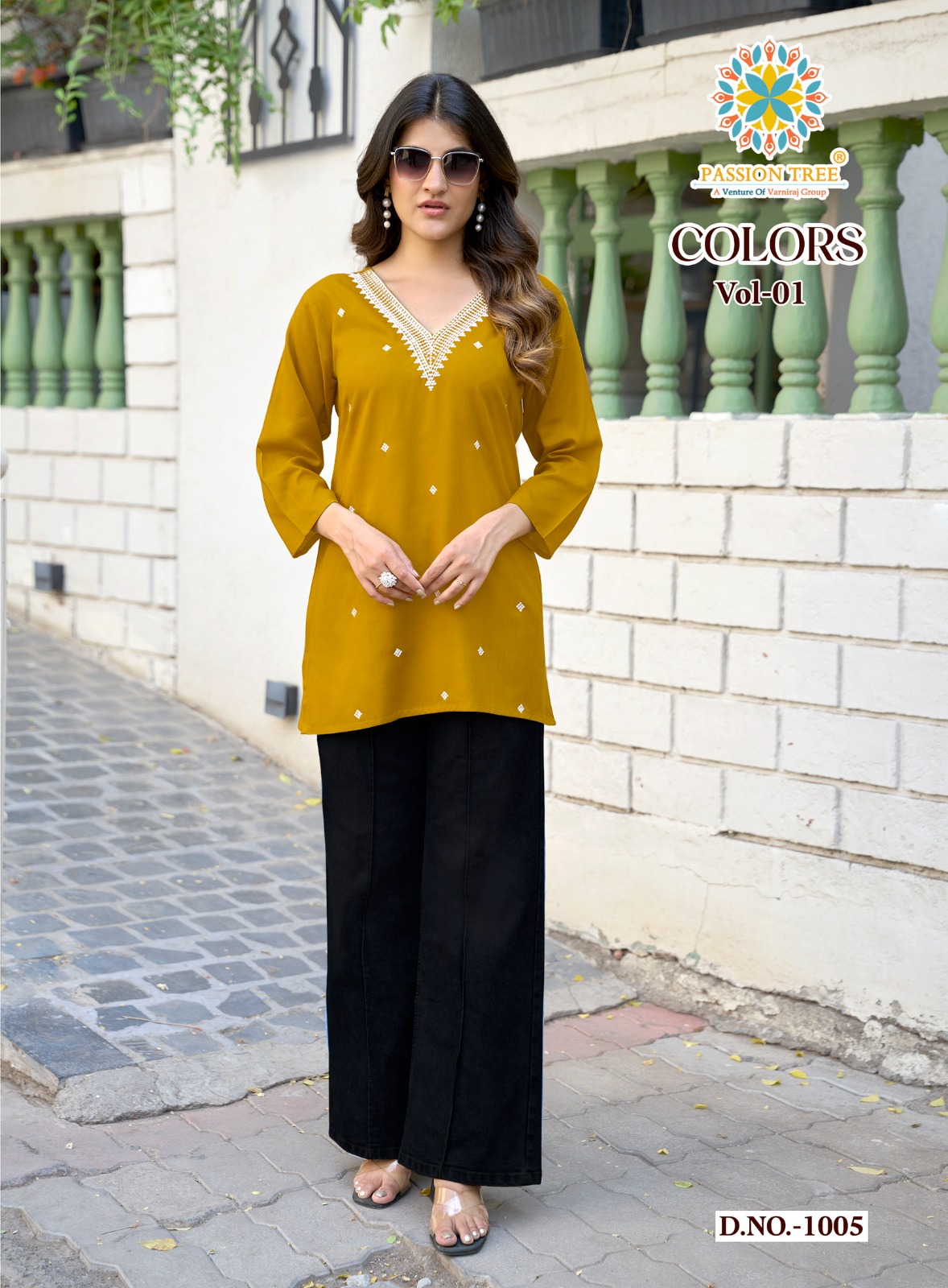 Passion Tree Colors Lucknowi Work Kurtis Catalog collection 6