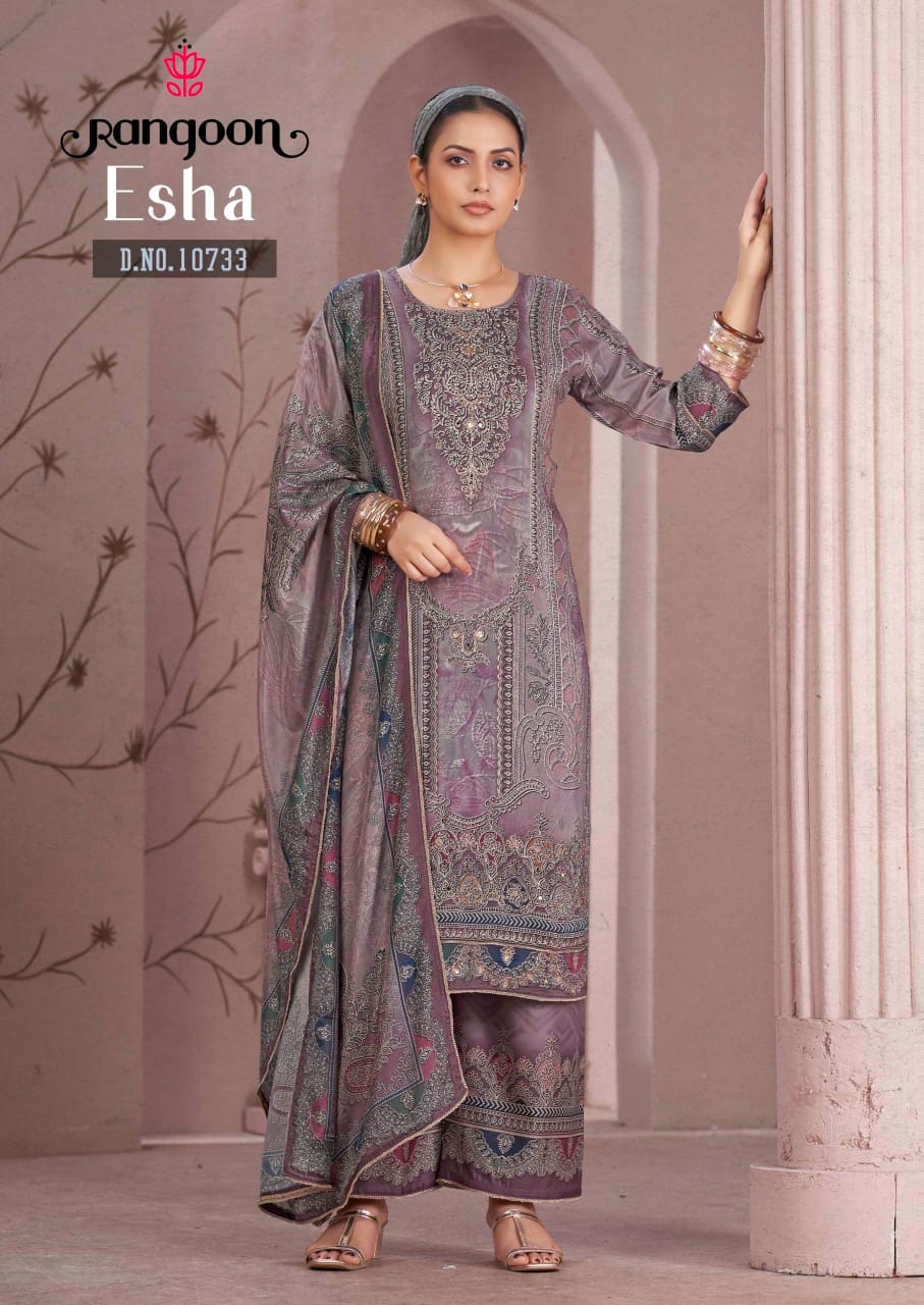 Rangoon Esha Printed Salwar Kameez Catalog collection 3
