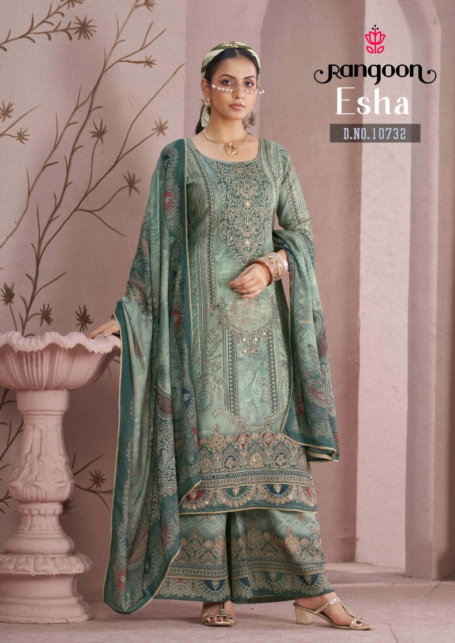 Rangoon Esha Printed Salwar Kameez Catalog collection 2