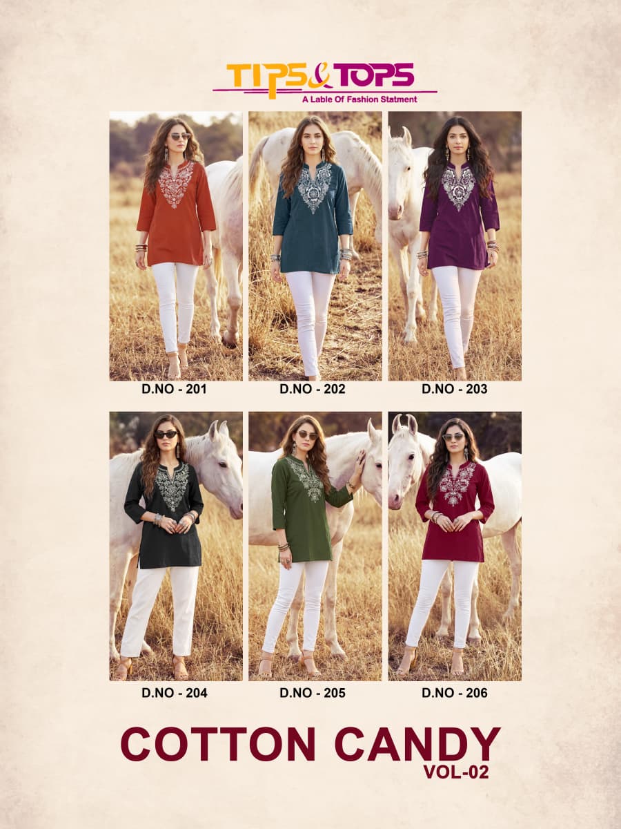 Tips And Tops Cotton Candy Vol 2 Ladies Tops Catalog collection 5