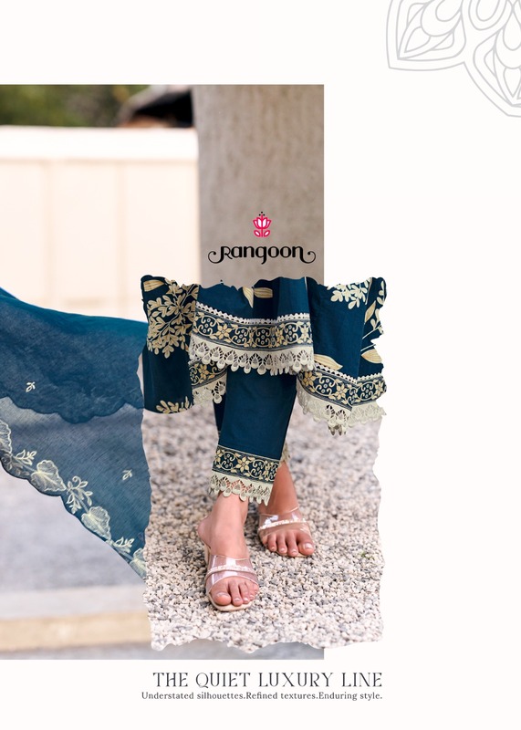 Rangoon Violet Cotton Salwar Kameez Catalog collection 9