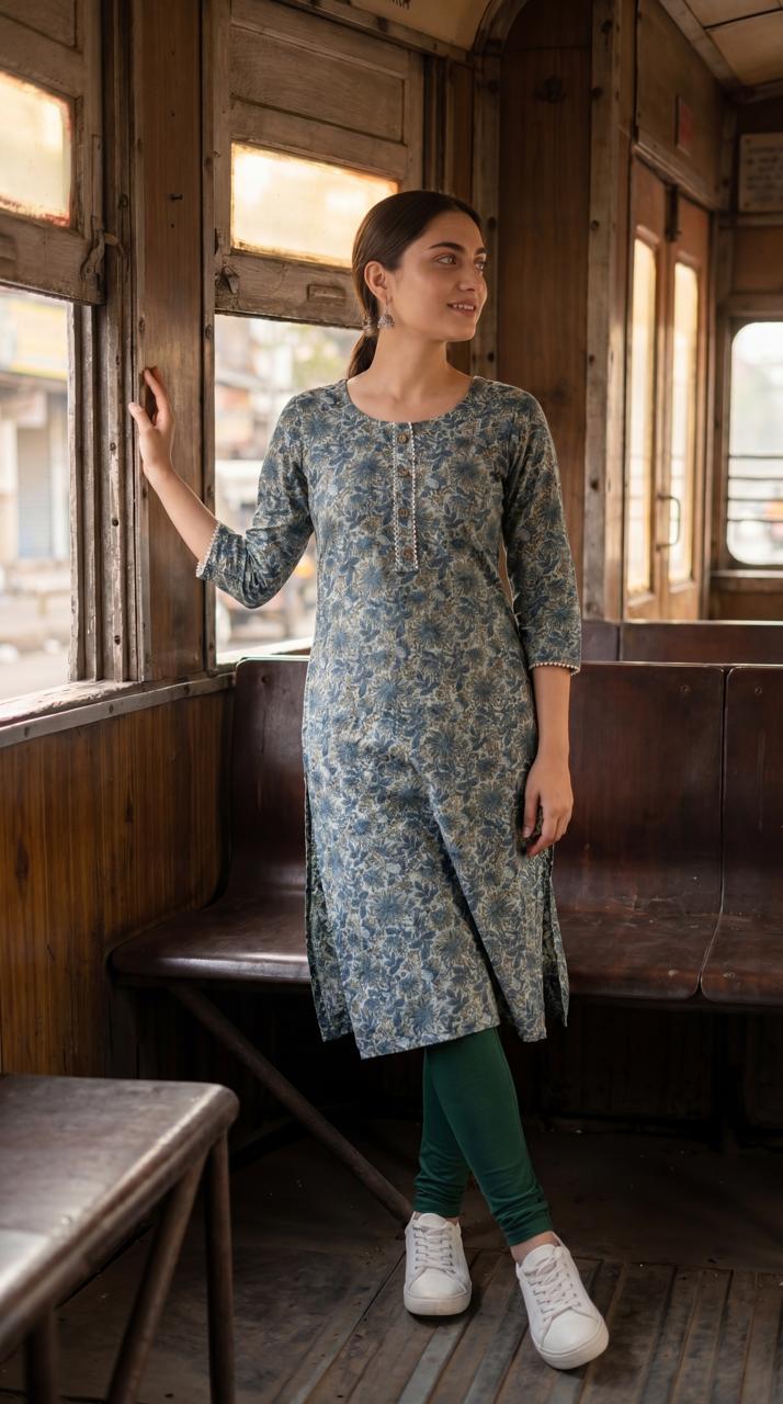 Reevika Super Cotton Kurtis Catalog collection 8