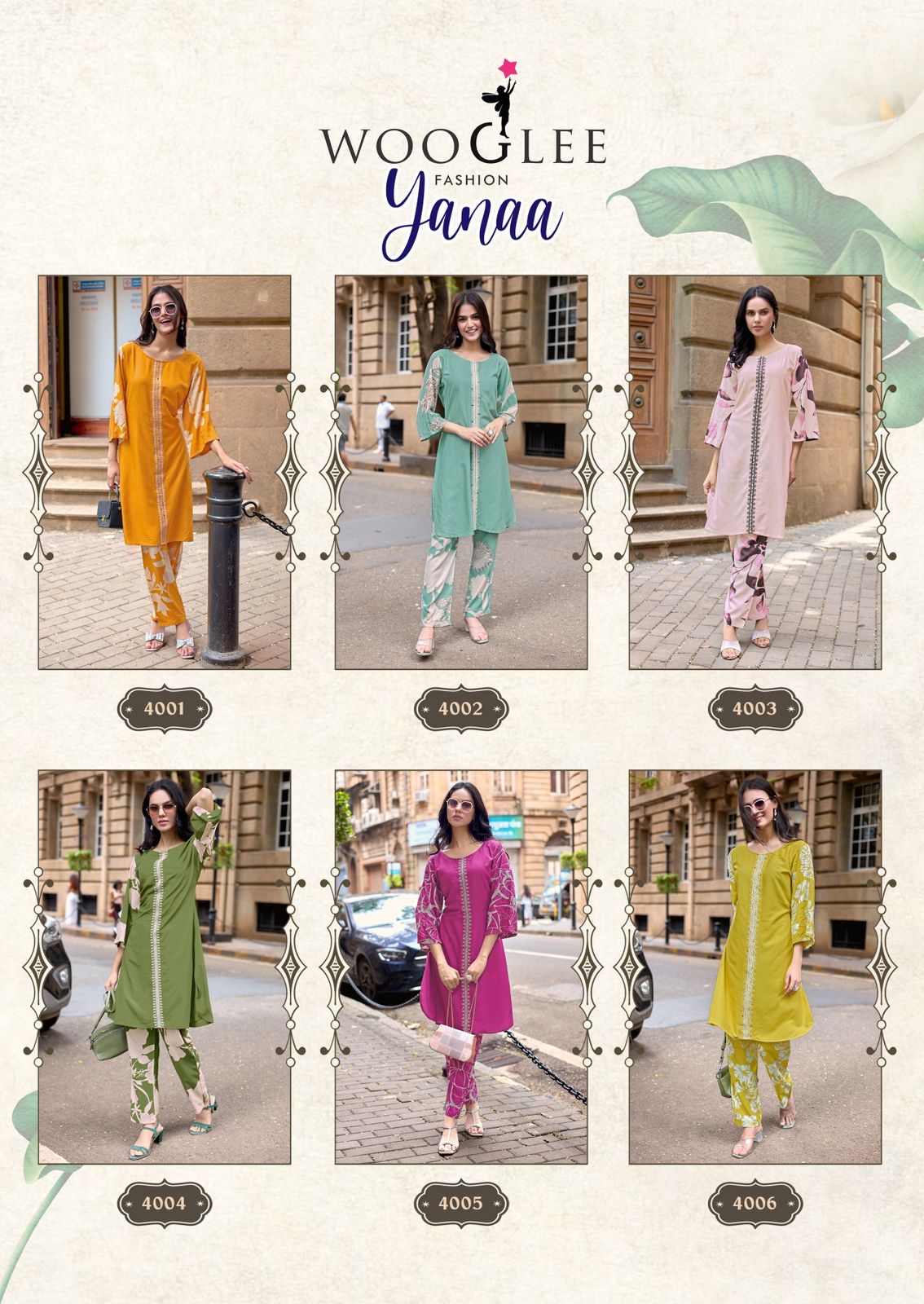 Wooglee Fashion Yanaa Kurtis With Bottom Catalog collection 1